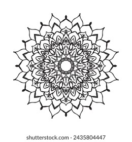 Mandalas for coloring book. Decorative round ornaments.