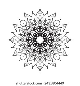 Mandalas for coloring book. Decorative round ornaments.