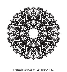 Mandalas for coloring book. Decorative round ornaments.