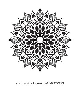 Mandalas for coloring book. Decorative round ornaments.