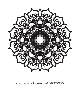 Mandalas for coloring book. Decorative round ornaments.