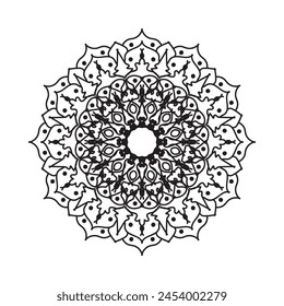 Mandalas for coloring book. Decorative round ornaments.