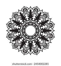 Mandalas for coloring book. Decorative round ornaments.