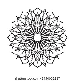 Mandalas for coloring book. Decorative round ornaments.