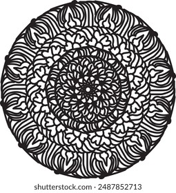 Mandalas for coloring book. Decorative round ornaments. Unusual flower shape. Oriental vector, Anti-stress therapy patterns. Weave design elements.