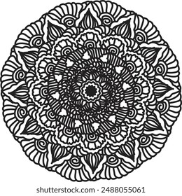 Mandalas for coloring book. Decorative round ornaments. Unusual flower shape. Oriental vector, Mandala patterns. Weave design elements. Yoga