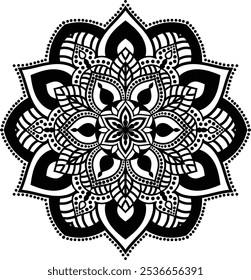 Mandalas for coloring book. Decorative round ornaments. Unusual flower shape. Oriental vector, Anti-stress therapy patterns. Weave design elements. Yoga logos Vector, vector art illustration