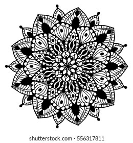 Mandalas for coloring book. Decorative round ornaments. Unusual flower shape. Oriental vector, Anti-stress therapy patterns. Weave design elements. Yoga logos,