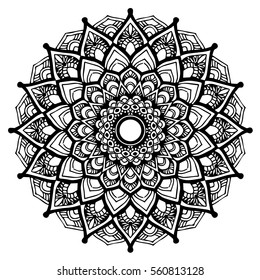 Mandalas for coloring book. Decorative round ornaments. Unusual flower shape. Oriental vector, Anti-stress therapy patterns. Weave design elements. Yoga logos Vector,