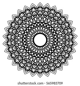 Mandalas for coloring book. Decorative round ornaments. Unusual flower shape. Oriental vector, Anti-stress therapy patterns. Weave design elements. Yoga logos Vector,