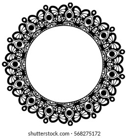 Mandalas for coloring book. Decorative round ornaments. Unusual flower shape. Oriental vector, Anti-stress therapy patterns. Weave design elements. Yoga logos Vector,