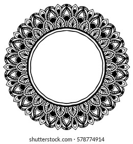 Mandalas for coloring book. Decorative round ornaments. Unusual flower shape. Oriental vector, Anti-stress therapy patterns. Weave design elements. Yoga logos Vector.