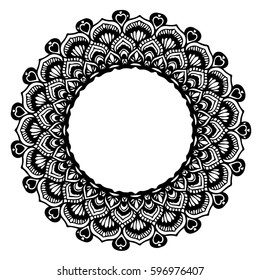 Mandalas Coloring Book Decorative Round Ornaments Stock Vector (Royalty ...