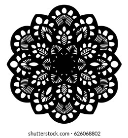 Mandalas for coloring book. Decorative round ornaments. Unusual flower shape. Oriental vector, Anti-stress therapy patterns. Weave design elements. Yoga logos Vector.