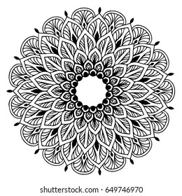 Mandalas for coloring book. Decorative round ornaments. Unusual flower shape. Oriental
vector, Anti-stress therapy patterns. Weave design elements. Yoga logos Vector.