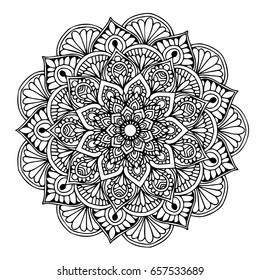 Mandalas for coloring book. Decorative round ornaments. Unusual flower shape. Oriental vector, Anti-stress therapy patterns. Weave design elements. Yoga logos Vector.