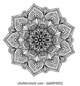 Mandalas for coloring book. Decorative round ornaments. Unusual flower shape. Oriental vector, Anti-stress therapy patterns. Weave design elements. Yoga logos Vector.
