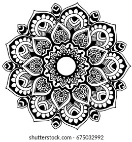 Mandalas for coloring book. Decorative round ornaments. Unusual flower shape. Oriental vector, Anti-stress therapy patterns. Weave design elements. Yoga logos Vector.