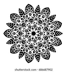 Mandalas for coloring book. Decorative round ornaments. Unusual flower shape. Oriental vector, Anti-stress therapy patterns. Weave design elements. Yoga logos Vector.