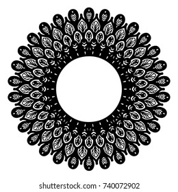 Mandalas for coloring book. Decorative round ornaments. Unusual flower shape. Oriental vector, Anti-stress therapy patterns. Weave design elements. Yoga logos Vector.