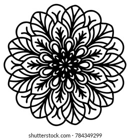 Mandalas for coloring book. Decorative round ornaments. Unusual flower shape. Oriental vector, Anti-stress therapy patterns. Weave design elements. Yoga logos Vector.