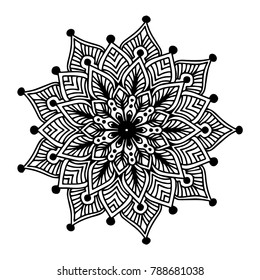 Mandalas for coloring book. Decorative round ornaments. Unusual flower shape. Oriental vector, Anti-stress therapy patterns. Weave design elements. Yoga logos Vector.