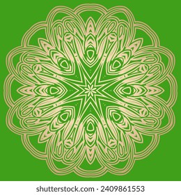 Mandalas für das Farbbuch. Orientalisches Muster, Vektorgrafik. Mandala für Henna, Mehndi, Tattoo.