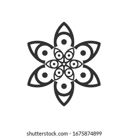 Mandalas for coloring book. Oriental vector, Anti-stress therapy patterns. Weave design elements. Yoga logos Vector.