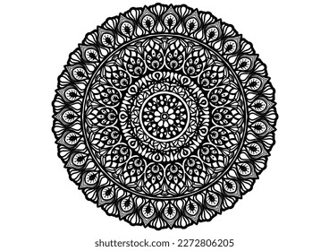 Mandalas for coloring book, round ornament, irregular flower shape decoration, oriental vector, anti stress therapy pattern, weave yoga vector logo design element.