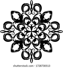 Mandalas for coloring book.Decorative round ornaments.Unusual flower shape.Oriental vector. Creative mandala design.Flower Mandalas.