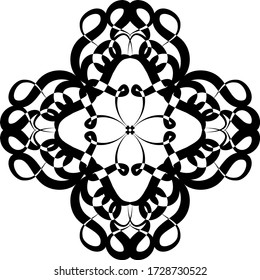 Mandalas for coloring book.Decorative round ornaments.Unusual flower shape.Oriental vector. Creative mandala design.Flower Mandalas.