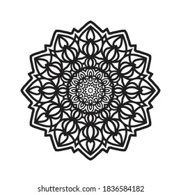 Mandalas for coloring books. Decorative round ornaments. Unusual flower shape. Oriental vector, weave design elements vector eps 10