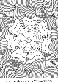 Mandalas Coloring Pages Adult And Kids Vector art.