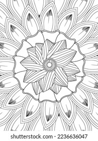 Mandalas Coloring Pages Adult And Kids Vector art.