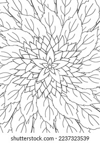 Mandalas Coloring Pages Adult And Kids Vector art.