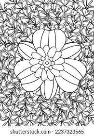 Mandalas Coloring Pages Adult And Kids Vector art.