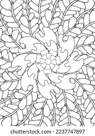 Mandalas Coloring Pages Adult And Kids Vector art.