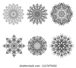 Mandalas. Decorative elements. Pattern, vector illustration. Vector
