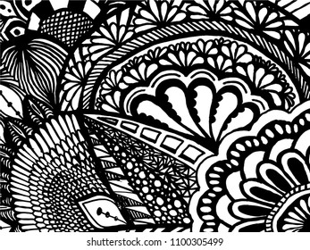 Mandalas . Decorative round ornaments. Unusual flower shape. Oriental vector, Anti-stress therapy patterns. Weave design elements. 