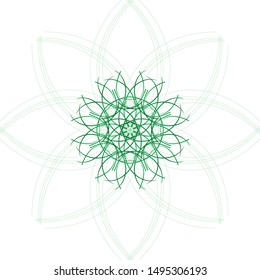 Mandalas Decorative round ornaments. Unusual flower shape. Oriental vector. used for background