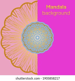 Mandalas. Decorative round ornaments. Unusual flower shape. Vector illustration