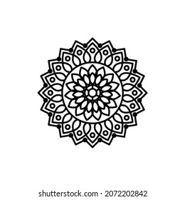 Mandalas. Ethnic round ornament. Can be used for coloring books. vector art. EPS 10