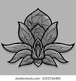 Mandalas ethnic style decorative lotus flower Vector Image