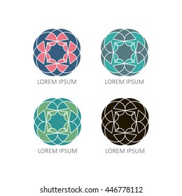 Mandalas or Geometrical vector logos