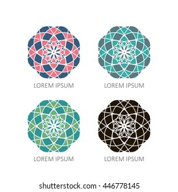 Mandalas or Geometrical vector logos