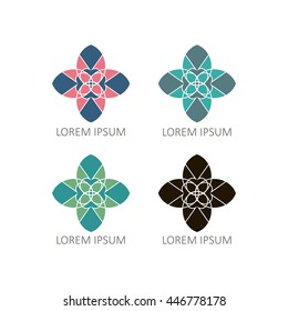Mandalas or Geometrical vector logos