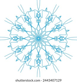 Mandalas are highly decorative, symmetrical diagrams used as a focal point in meditation. 