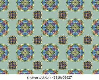 patrón de flor de mandalas lotus. Diseñar para modificar tu nuevo diseño de arte, imprimir, pegatina, bordar ikat étnico y otros.