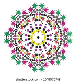 mandalas for meditating yoga ancient batik motifs can be edited for new year's greeting cards

