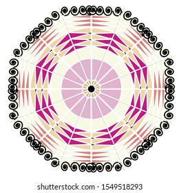 mandalas for meditating yoga ancient batik motifs can be edited for new year's greeting cards 